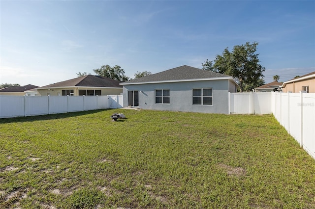 15159 Durango Cir, Brooksville, FL 34604 - back of house with stucco siding