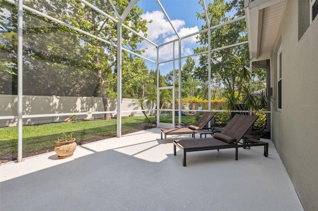 3243 Stonegate Falls Dr, Land O Lakes, FL 34638 - view of sunroom / solarium