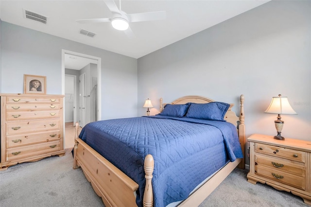 8431 Ocean Tides Cv, Parrish, FL 34219 - bedroom featuring light colored carpet and a ceiling fan