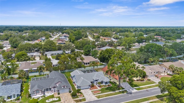 aerial perspective of suburban area