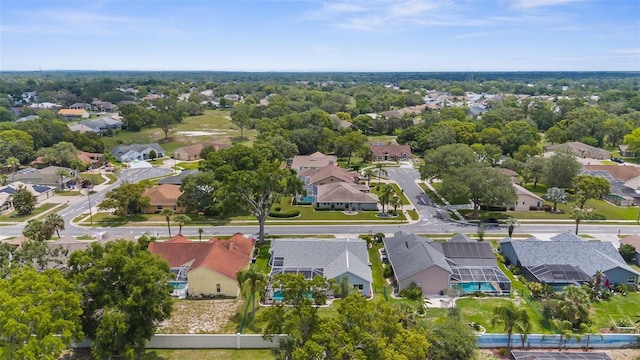 aerial perspective of suburban area