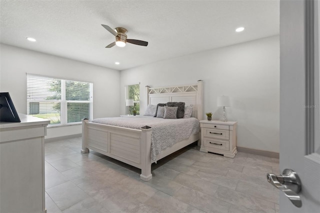 5328 Baldock Ave, Spring Hill, FL 34608 - bedroom featuring ceiling fan and recessed lighting