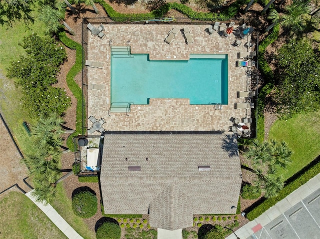 12055 Colony Lakes Blvd, New Port Richey, FL 34654 - aerial view of property and surrounding area with a pool area