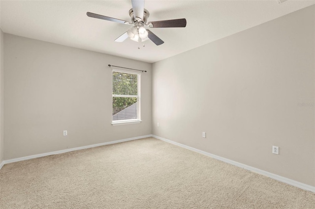 12055 Colony Lakes Blvd, New Port Richey, FL 34654 - empty room with carpet, ceiling fan, and baseboards