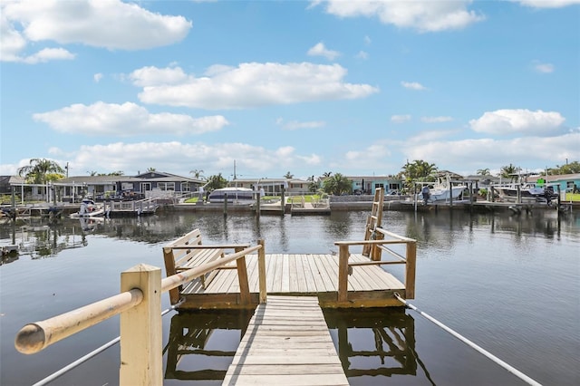 4942 Blue Heron Dr, New Port Richey, FL 34652 - dock featuring a water view and a residential view