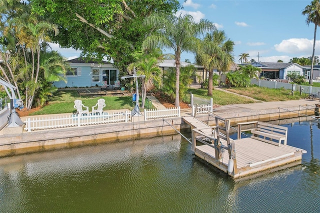 4942 Blue Heron Dr, New Port Richey, FL 34652 - dock area with a water view