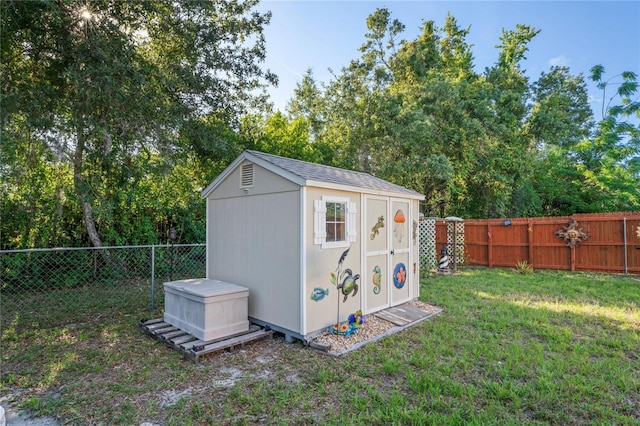 15613 Charmwood Dr, Hudson, FL 34667 - view of shed featuring view of scattered trees