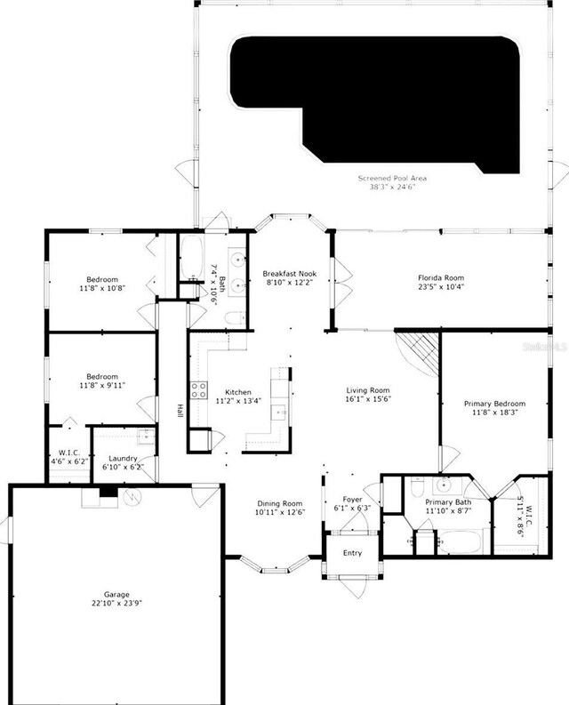 8402 Lake Hill Ct, Spring Hill, FL 34608 - home floor plan