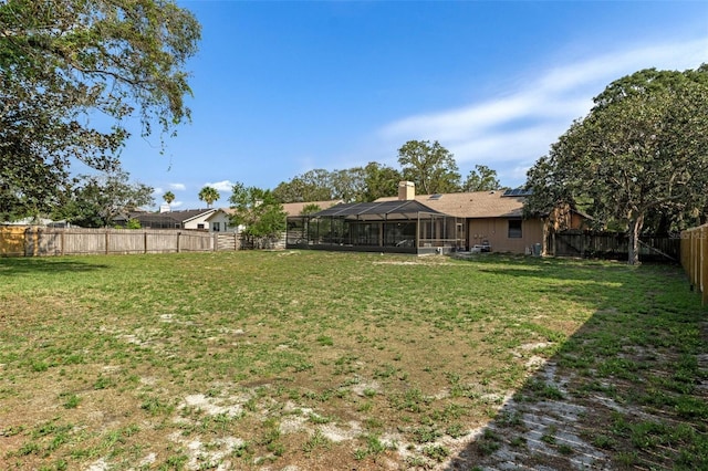 8402 Lake Hill Ct, Spring Hill, FL 34608 - view of yard with glass enclosure