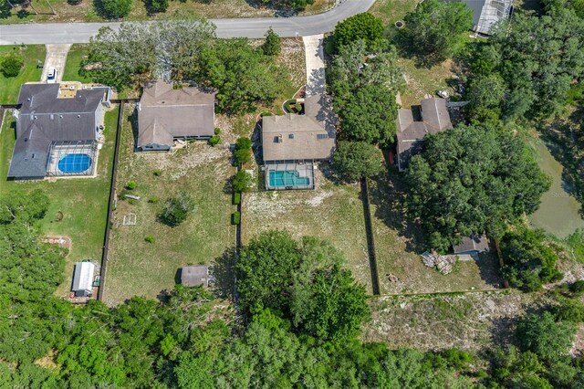 8402 Lake Hill Ct, Spring Hill, FL 34608 - aerial view of property's location with a pool area