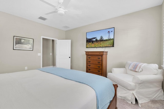12420 Rangeland Blvd, Odessa, FL 33556 - carpeted bedroom featuring ceiling fan