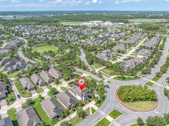12420 Rangeland Blvd, Odessa, FL 33556 - aerial view of property and surrounding area with nearby suburban area