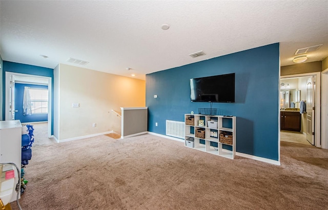 14008 Lugano Ct, Hudson, FL 34669 - unfurnished living room with carpet and baseboards