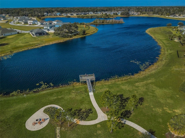 14008 Lugano Ct, Hudson, FL 34669 - bird's eye view of a large body of water