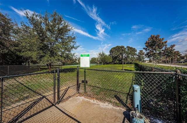 14008 Lugano Ct, Hudson, FL 34669 - view of yard featuring a gate