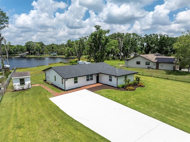 18102 Spencer Rd, Odessa, FL 33556 - aerial view of property and surrounding area featuring a large body of water and a tree filled landscape