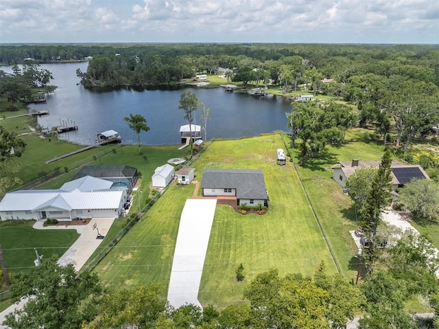 18102 Spencer Rd, Odessa, FL 33556 - bird's eye view of a large body of water