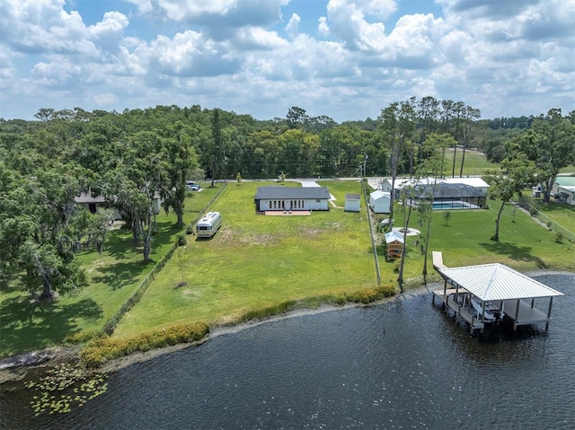 18102 Spencer Rd, Odessa, FL 33556 - drone / aerial view of a large body of water