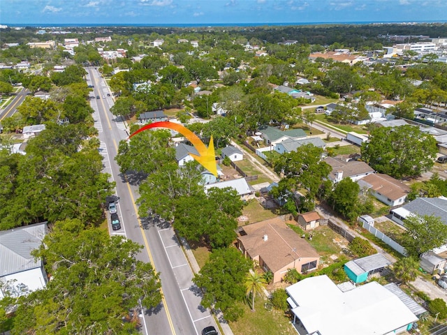 6207 Main St, New Port Richey, FL 34653 - aerial view of property and surrounding area with nearby suburban area