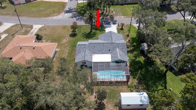 5309 Bayonne Ave, Spring Hill, FL 34608 - drone / aerial view of a pool