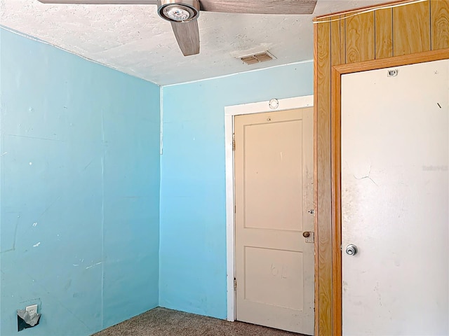 1324 SE 4th Ave, Gainesville, FL 32641 - carpeted spare room with a textured ceiling and ceiling fan