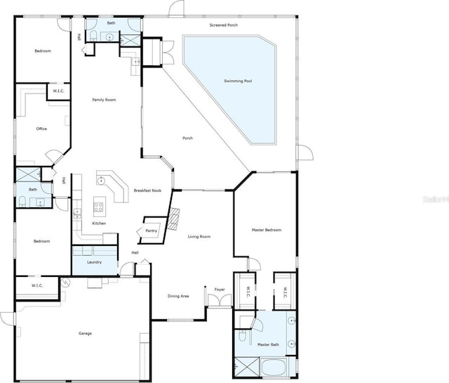 8132 Summersong Ct, Spring Hill, FL 34606 - property floor plan