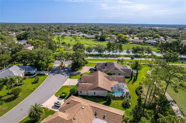 8132 Summersong Ct, Spring Hill, FL 34606 - aerial perspective of suburban area with a nearby body of water