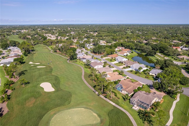 8132 Summersong Ct, Spring Hill, FL 34606 - aerial view of property's location featuring a local golf course, a nearby body of water, and nearby suburban area