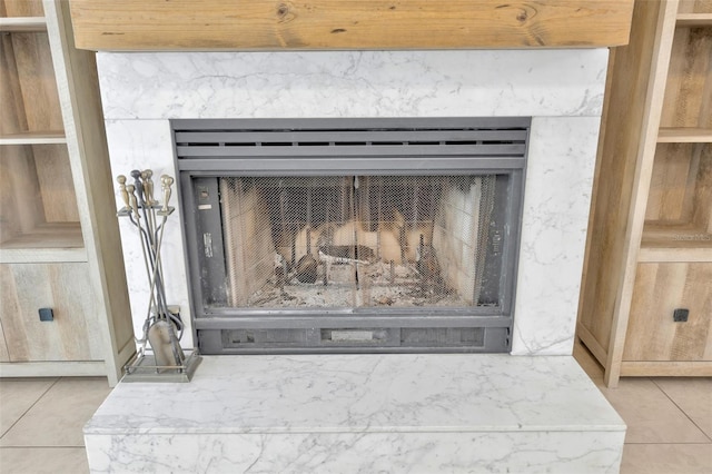 11291 Countrywood Ct, Spring Hill, FL 34609 - detailed view of a fireplace