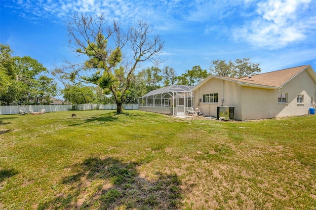 11291 Countrywood Ct, Spring Hill, FL 34609 - view of yard with a lanai