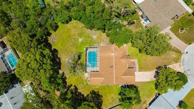 11291 Countrywood Ct, Spring Hill, FL 34609 - drone / aerial view of a pool