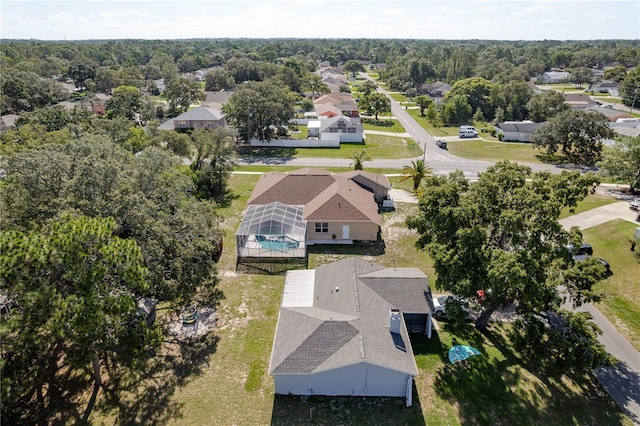 5423 Abagail Dr, Spring Hill, FL 34608 - aerial view of residential area with a pool