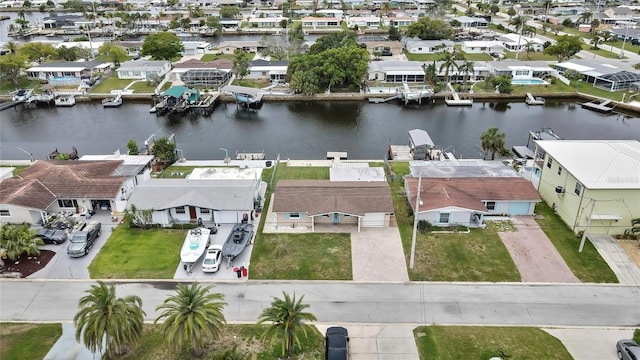 12637 2nd Isle, Hudson, FL 34667 - aerial view of residential area with a large body of water