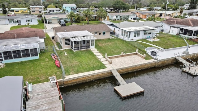 12637 2nd Isle, Hudson, FL 34667 - dock with a residential view and a water view