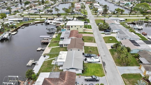 12637 2nd Isle, Hudson, FL 34667 - aerial perspective of suburban area with a nearby body of water