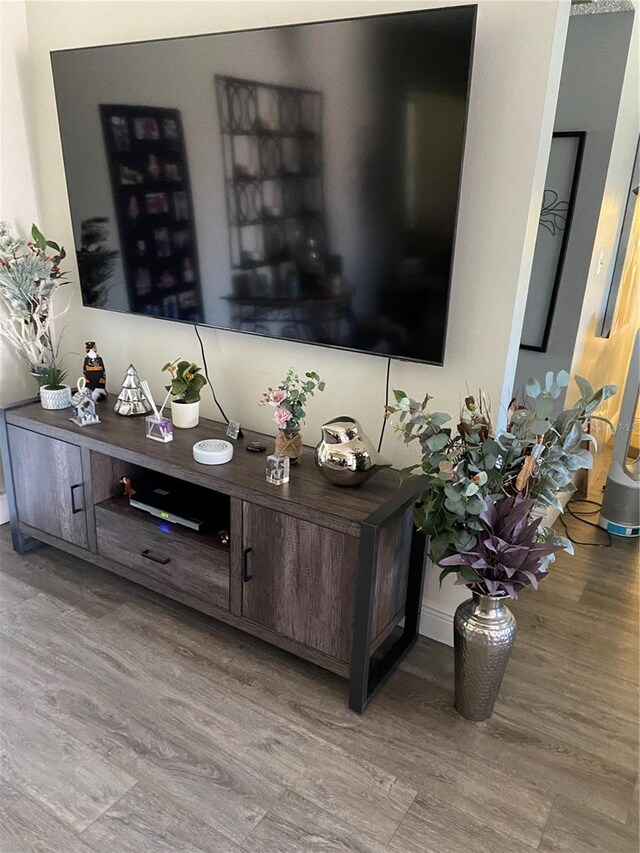 9622 Brassie Ct Unit 9, New Port Richey, FL 34655 - detailed view of wood finished floors and baseboards