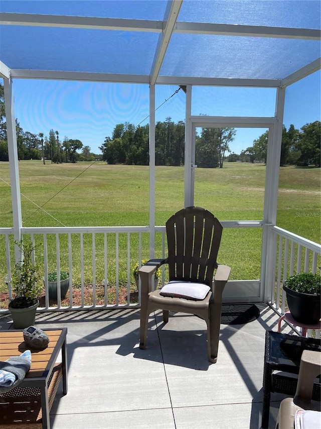 9622 Brassie Ct Unit 9, New Port Richey, FL 34655 - view of sunroom