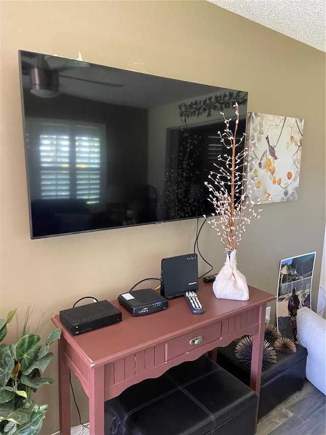9622 Brassie Ct Unit 9, New Port Richey, FL 34655 - office area featuring wood finished floors