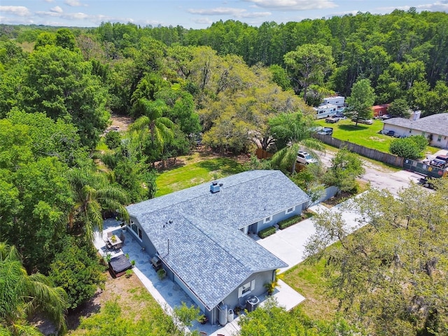 10301 Nina Ct, New Port Richey, FL 34654 - view from above of property with a forest