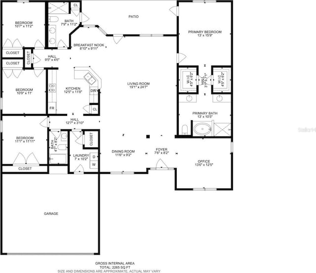 9152 Bunting Rd, Weeki Wachee, FL 34613 - home floor plan