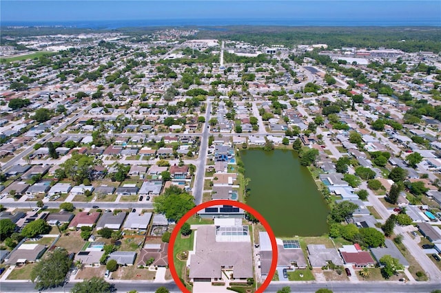 10111 Glen Moor Ln, Port Richey, FL 34668 - aerial view of property and surrounding area with a nearby body of water