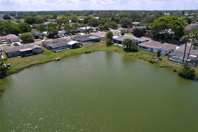 10111 Glen Moor Ln, Port Richey, FL 34668 - aerial view of residential area with a large body of water