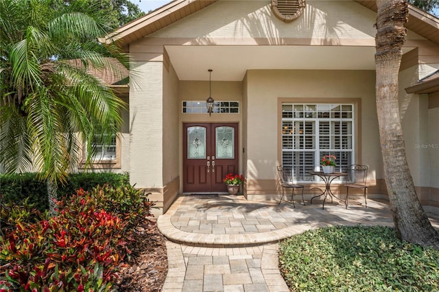 4923 Fort Peck Rd, New Port Richey, FL 34655 - property entrance with stucco siding