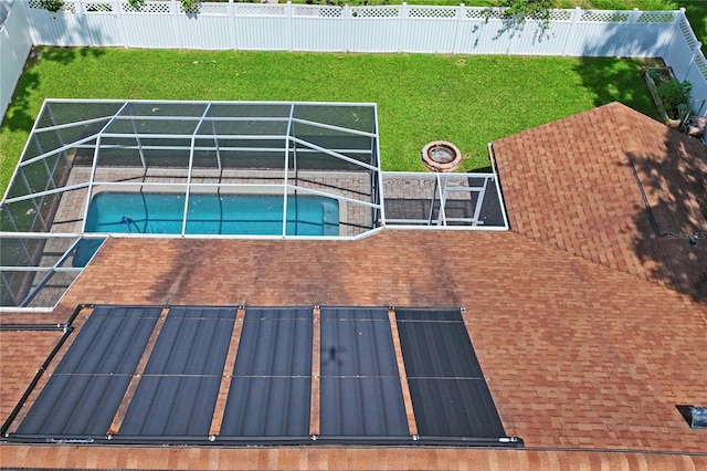 4923 Fort Peck Rd, New Port Richey, FL 34655 - aerial view of a pool