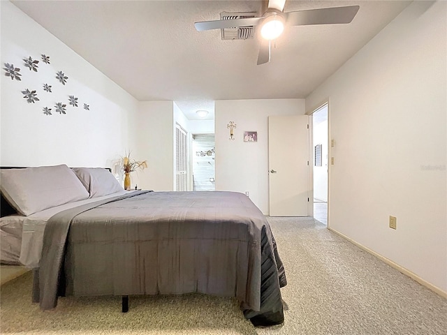 2139 Sea Pines Ct, Spring Hill, FL 34606 - carpeted bedroom featuring ceiling fan and baseboards