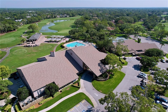 2139 Sea Pines Ct, Spring Hill, FL 34606 - aerial view of property's location with a nearby body of water and a golf club