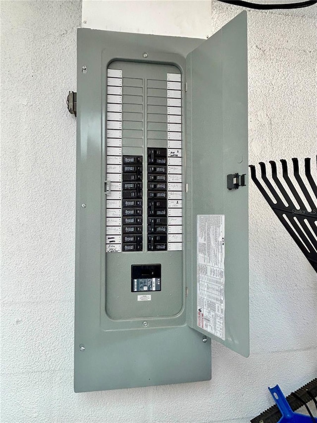 7861 Raintree Dr, New Port Richey, FL 34653 - utility room with electric panel