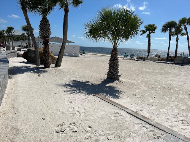 4726 Marine Pkwy Unit 104, New Port Richey, FL 34652 - view of yard featuring view of water and beach