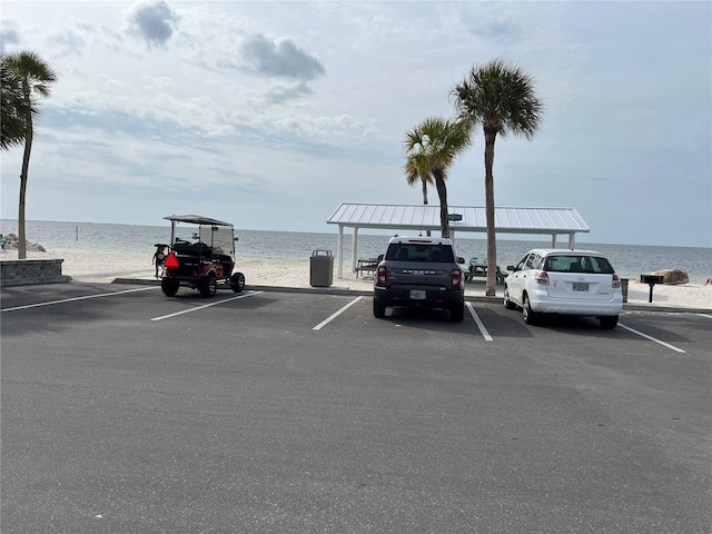 4726 Marine Pkwy Unit 104, New Port Richey, FL 34652 - uncovered parking lot with a water view