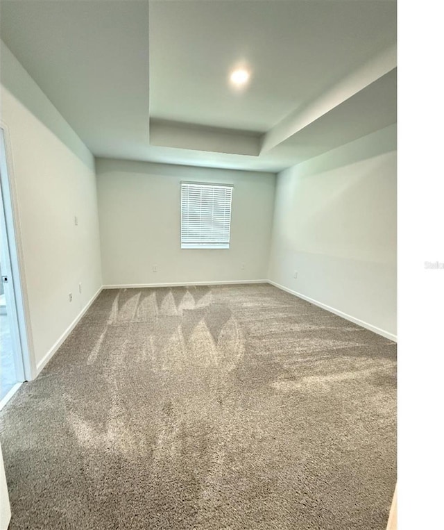 7433 Stone Creek Trl, Kissimmee, FL 34747 - carpeted spare room featuring a raised ceiling and baseboards